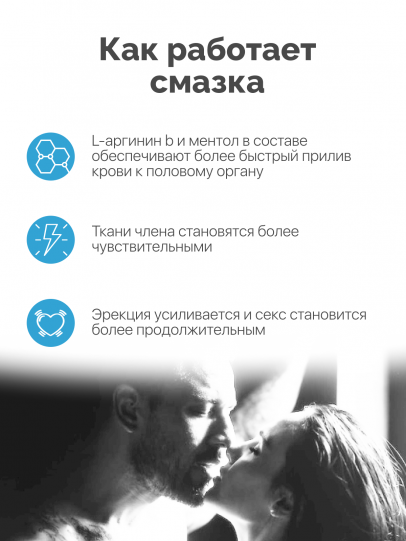 Смазка возбуждающая для мужчин Joydrops Erection, 50 мл