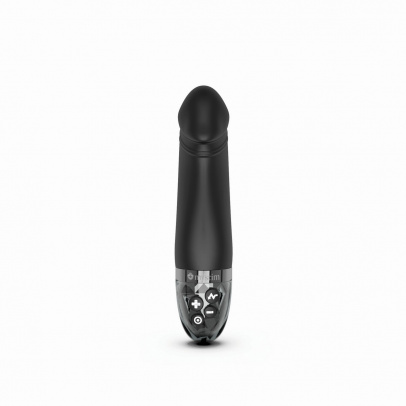 Вибратор Mystim Real Deal Neal с электростимуляцией, силикон, черный, 16,5 см.