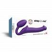 Гибкий страпон Strap-on-me Semi-Realiste, фиолетовый, M