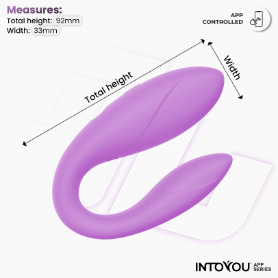 Интерактивный вибромассажёр для пар Couple Toy Lavender, лавандовый
