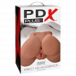 Мастурбатор-полуторс, вагина и анус PDX Plus Perfect Ass Masturbator Tan