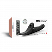 Фаллоимитатор Strap-on-me MULTI ORGASM REALISTIC DILDO с стимуляцией клитора и вибрацией M, черный