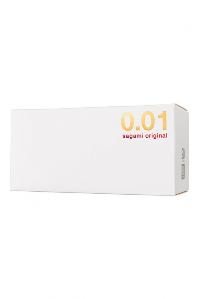 Презервативы Sagami Original 001, полиуретан, 20 шт.