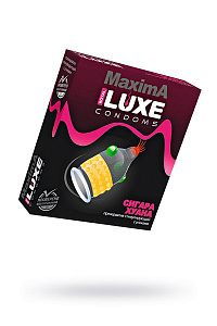 Презервативы Luxe maxima, 18 см, 5.2 см, 1 шт. (рельефы в ассортименте)