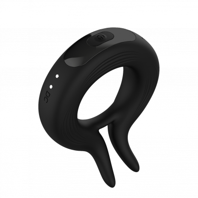 Эрекционное кольцо Marry Me Rechargeable Vibrating Black 33649AL
